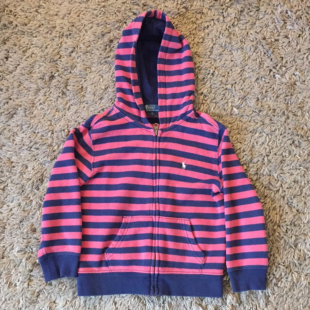 Boys Polo Zip up hoodie, size 5